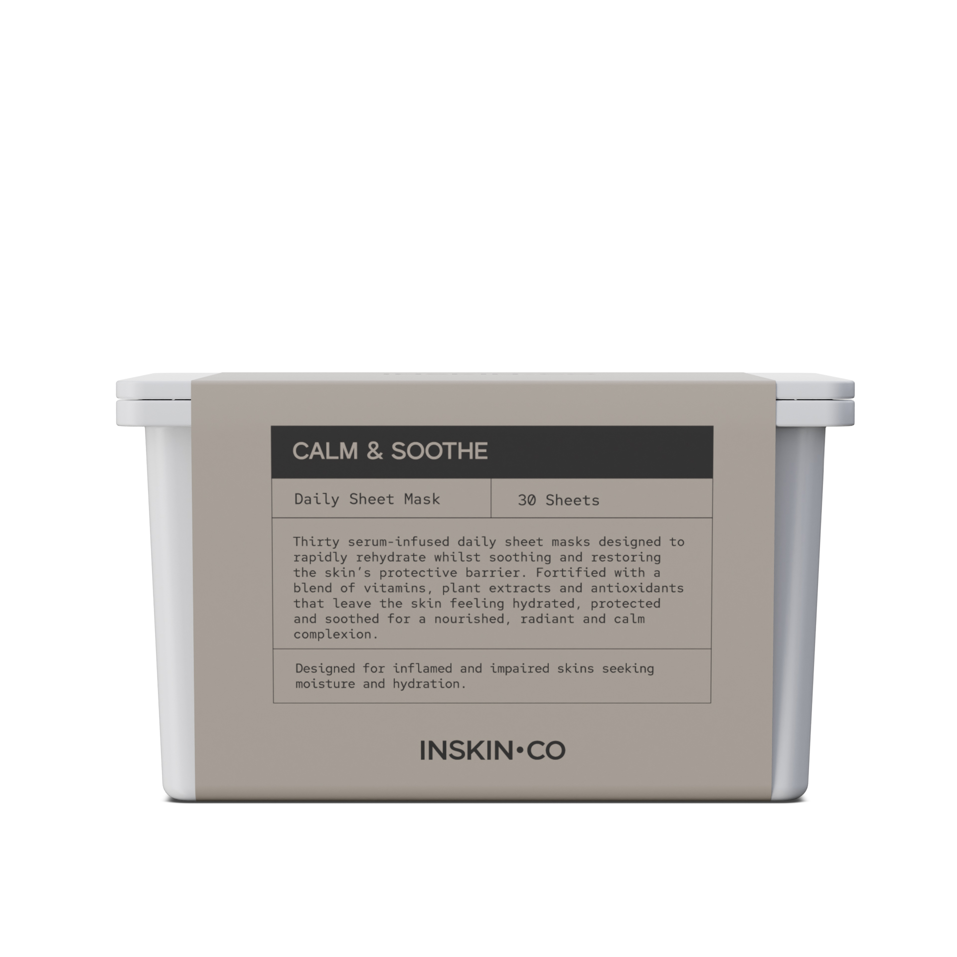 Inskin.co Calm & Soothe Daily Sheet Mask