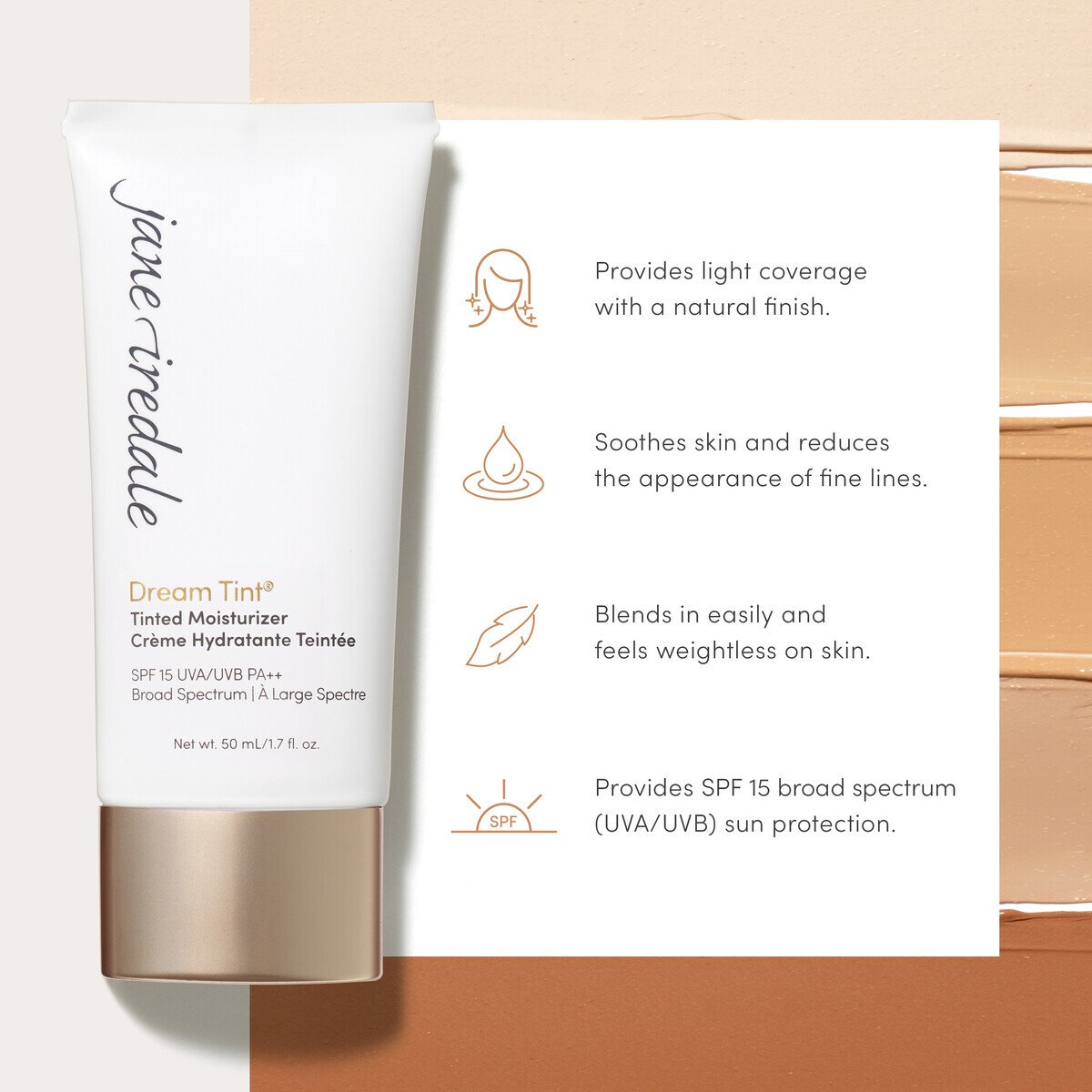 Jane Iredale Dream Tint Tinted Moisturizer SPF 15 - Image 7